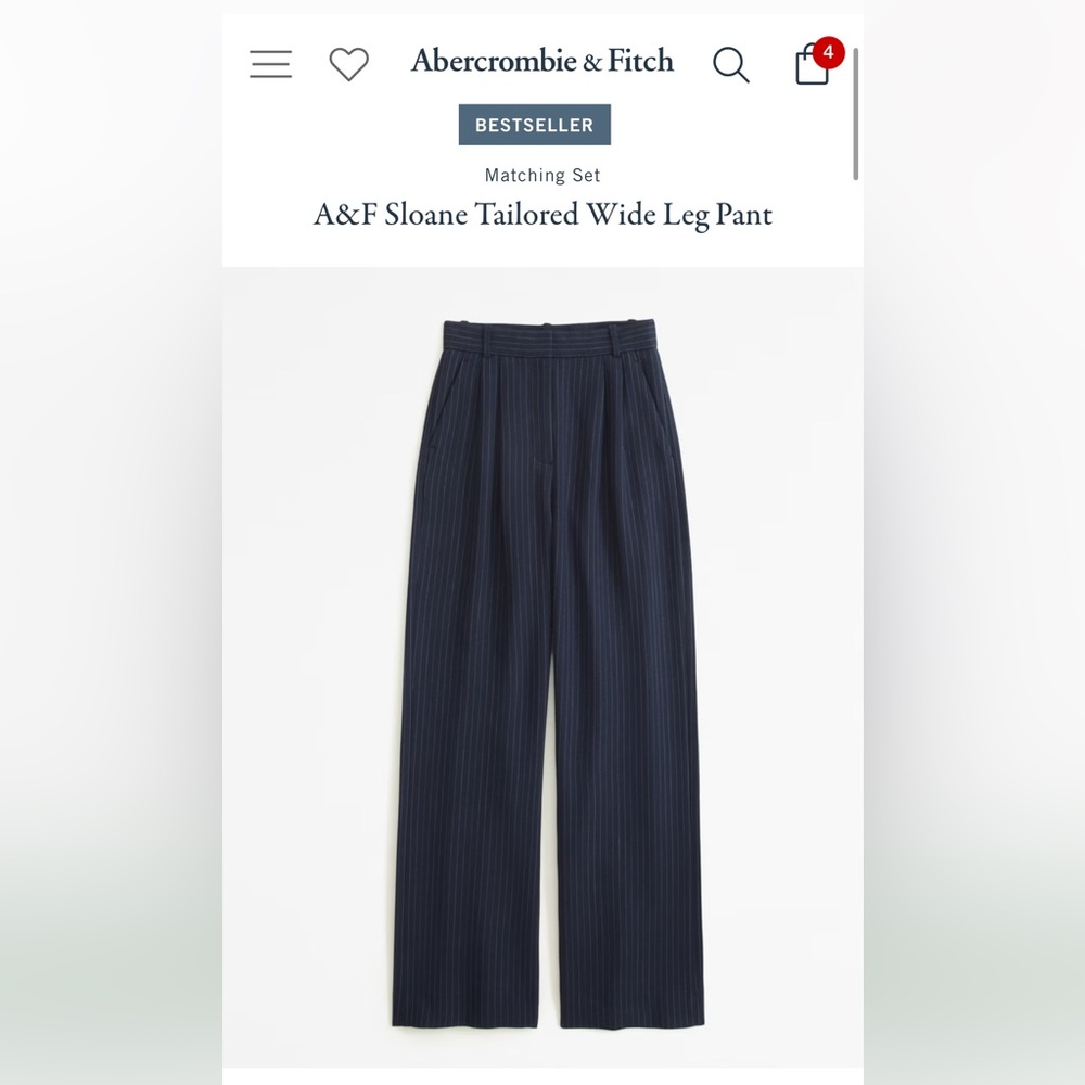 Abercrombie and Fitch striped women pants